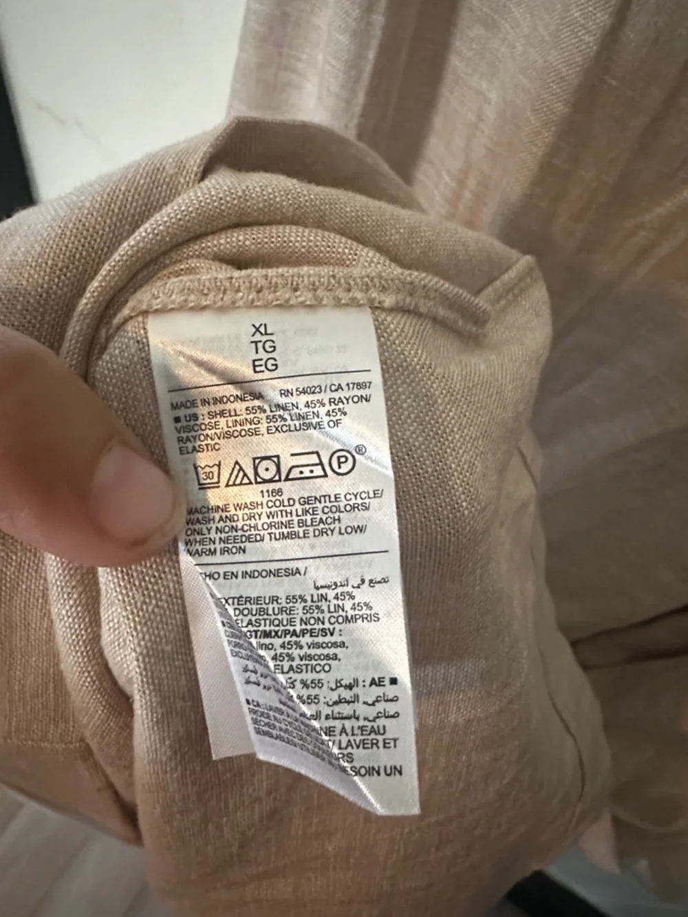 Old Navy Square-Neck Sleeveless Midi Dress in Beige - Picture 7 of 8